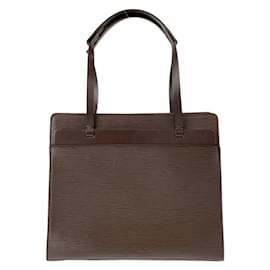 Louis Vuitton-Louis Vuitton Epi Croisette PM Shoulder Bag-Brown
