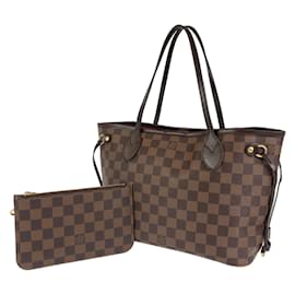 Louis Vuitton-Louis Vuitton Damier Neverfull PM Shoulder Bag-Brown