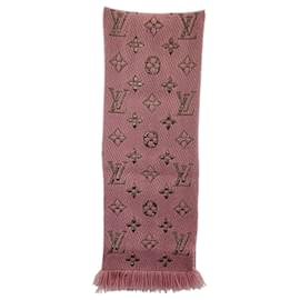Louis Vuitton-Louis Vuitton Monogram Echarpe Logomania Shine Scarf-Golden