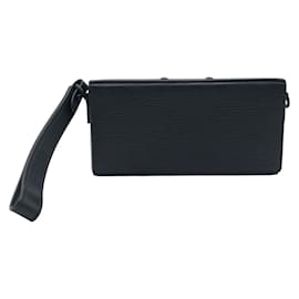 Louis Vuitton-Louis Vuitton Epi Long Slim Wallet-Black