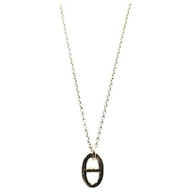 Hermès-Hermes Kara Chaine d'Ancre Farandole Necklace-Blue