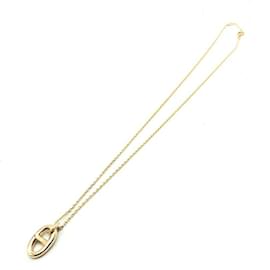 Hermès-Hermes Kara Chaine d'Ancre Farandole Necklace-Blue