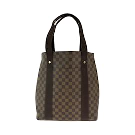 Louis Vuitton-Louis Vuitton Damier Ebene Cabas Bobur Tote Bag-Brown