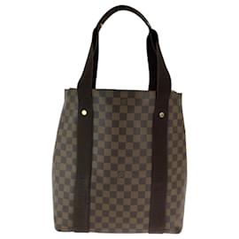 Louis Vuitton-Louis Vuitton Damier Ebene Cabas Bobur Tote Bag-Brown