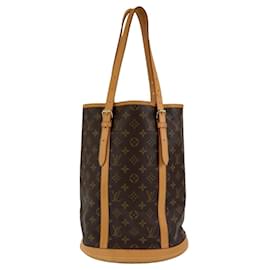 Louis Vuitton-Louis Vuitton Monogram Bucket GM Tote Bag-Brown