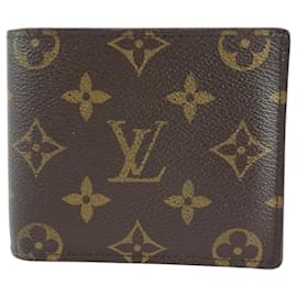 Louis Vuitton-Louis Vuitton Monogram Portefeuille Marco Brown Wallet-Brown