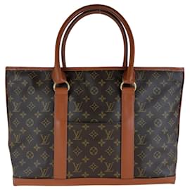 Louis Vuitton-Louis Vuitton Monogram Weekend GM Tote Bag-Brown
