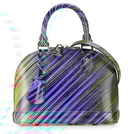 Louis Vuitton-Louis Vuitton Alma BB Leather Handbag M51304-Blue