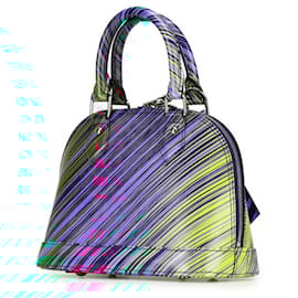 Louis Vuitton-Louis Vuitton Alma BB Leather Handbag M51304-Blue