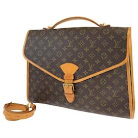 Louis Vuitton-Louis Vuitton Monogram Beverly MM Shoulder Bag-Brown