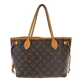 Louis Vuitton-Louis Vuitton Monogram Neverfull PM Tote Bag-Brown,Pink