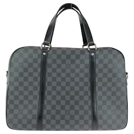 Louis Vuitton-Louis Vuitton Damier Graphite Briefcase-Black