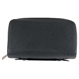Louis Vuitton-Louis Vuitton Taiga Zippy XL Long Wallet-Navy blue
