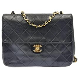 Chanel-Chanel Vintage Mini Square Timeless Classic Bag-Black
