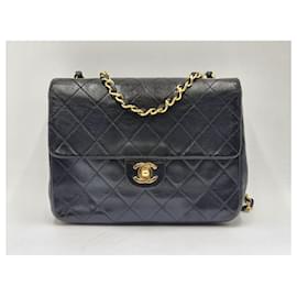Chanel-Chanel Vintage Mini Square Timeless Classic Bag-Black