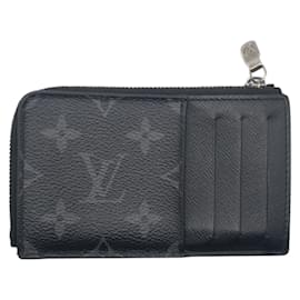 Louis Vuitton-Louis Vuitton Monogram Eclipse Hybrid Wallet-Black