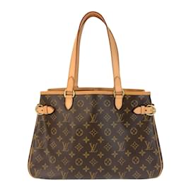 Louis Vuitton-Bolsa Tote Horizontal Batignolles Monogram da Louis Vuitton-Marrom