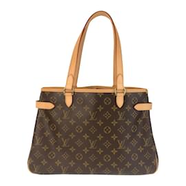 Louis Vuitton-Bolsa Tote Horizontal Batignolles Monogram da Louis Vuitton-Marrom