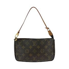 Louis Vuitton-Bolsa de mão Monogram Louis Vuitton-Marrom
