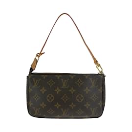 Louis Vuitton-Bolsa de mão Monogram Louis Vuitton-Marrom
