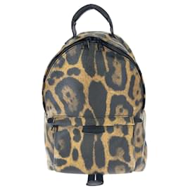 Louis Vuitton-Mochila Palm Springs PM em estampa de leopardo Louis Vuitton-Marrom,Preto