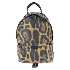 Louis Vuitton-Mochila Palm Springs PM em estampa de leopardo Louis Vuitton-Marrom,Preto