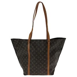 Louis Vuitton-Louis Vuitton Monogram Sac Shopping Tote Bag-Brown
