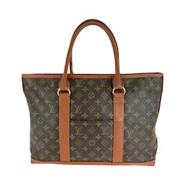Louis Vuitton-Louis Vuitton Monogram Weekend PM Tote Bag-Brown