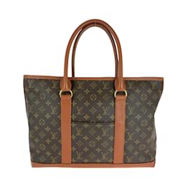 Louis Vuitton-Louis Vuitton Monogram Weekend PM Tote Bag-Brown