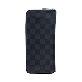 Louis Vuitton-Louis Vuitton Damier Graphite Zippy Wallet-Black