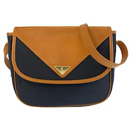 Yves Saint Laurent-Yves Saint Laurent Vintage Messenger Bag-Brown,Black