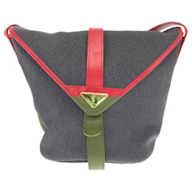 Yves Saint Laurent-Yves Saint Laurent Vintage Crossbody Shoulder Bag-Brown,Red