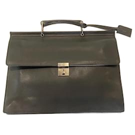 Gucci black leather shoulder bag for men Black