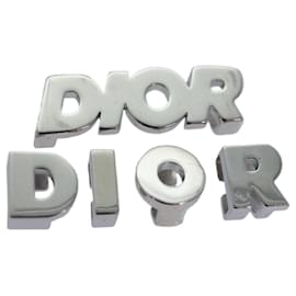 Christian Dior-Christian Dior Accessories For Shoes metal Silver Auth ac3244-Silvery