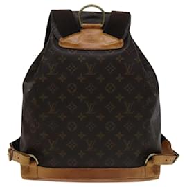 Louis Vuitton-LOUIS VUITTON Monogram Montsouris GM Backpack M51135 LV Auth 114333-Monogram