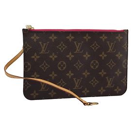 LOUIS VUITTON Monogram Neverfull MM Pouch Accessory Pouch LV Auth 113794 Monogram