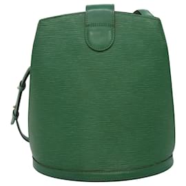 Louis Vuitton-LOUIS VUITTON Epi Cluny Shoulder Bag Green M52254 LV Auth 112915-Green