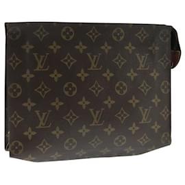 Louis Vuitton-LOUIS VUITTON Monogram Poche Toilette 26 Pouch M47542 LV Auth 105669-Monogram
