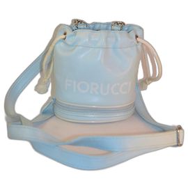 Autre Marque Fiorucci Minibag Turquoise Leatherette Turquoise
