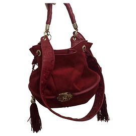 Bolso Lancel Paris Le Brigitte Bardot Edición Limitada Saint Tropez Rojo Rojo Oscuro Burdeos