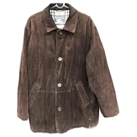 Burberry-Men Coats Outerwear-Dark brown