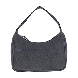 Prada-Prada Sport Gray Navy Handbag Pouch-Brown,Navy blue