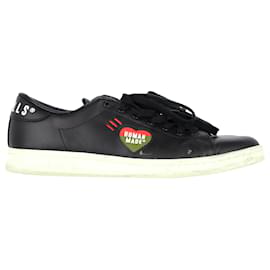 Autre Marque-Adidas  x Human Made Stan Smith Low Top Sneakers in Black Leather-Black