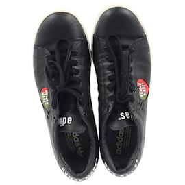 Autre Marque-Adidas  x Human Made Stan Smith Low Top Sneakers in Black Leather-Black
