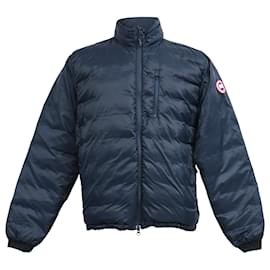 Canada Goose-Canada Goose Hybridge Perren Slim Fit Down Jacket In Navy Blue Nylon-Blue,Navy blue