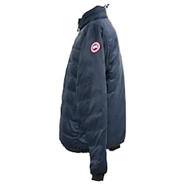 Canada Goose-Canada Goose Hybridge Perren Slim Fit Down Jacket In Navy Blue Nylon-Blue,Navy blue