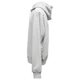 Jil Sander-Jil Sander Logo-Print Hoodie in Grey Cotton-Grey