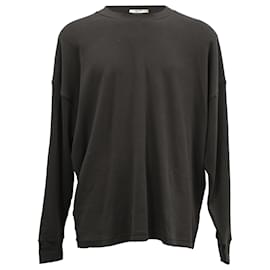 The row-The Row Crew Neck Sweater in Brown Cotton-Brown