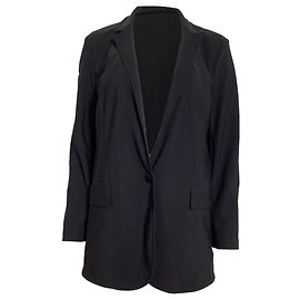 Theory Single-Breasted Blazer in Black Polyamide Black