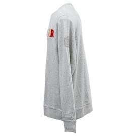 Moncler-Moncler Genius Logo Sweater in Grey Cotton -Grey